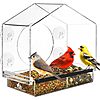 Gray Bunny Clear View Window Bird Feeder $9.49 + Free Shipping w/ Prime or on $35+