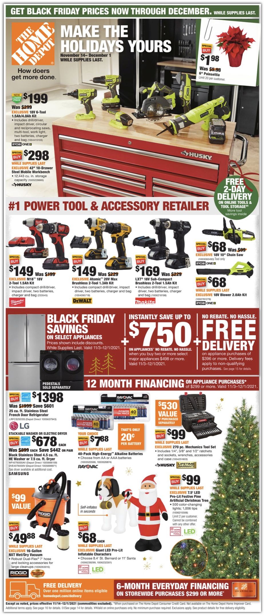 Home Depot 2021 Black Friday Ad