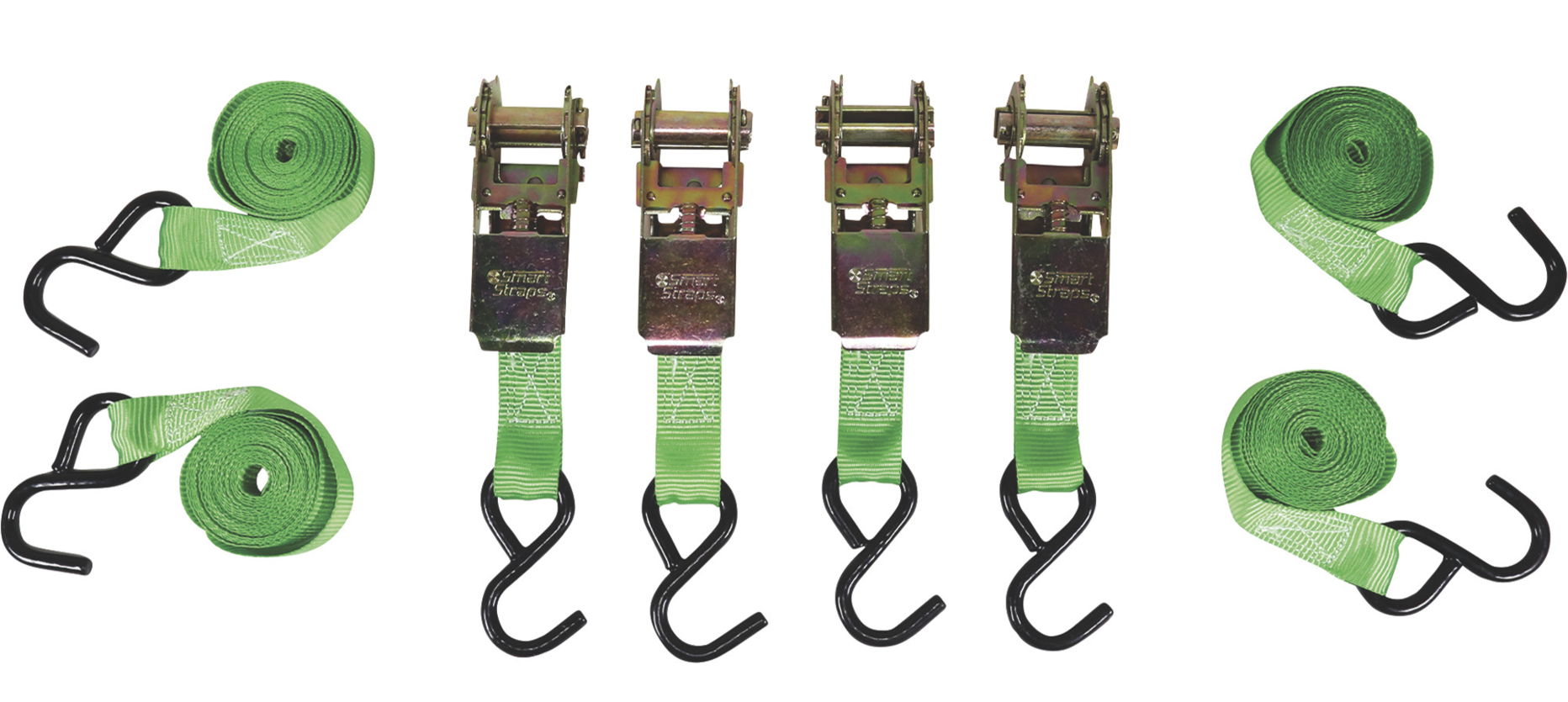 Northern Tool Stores: 4-Pack 1" x 14' SmartStraps Standard Ratchet Tie-Downs Free (valid through 5/29)