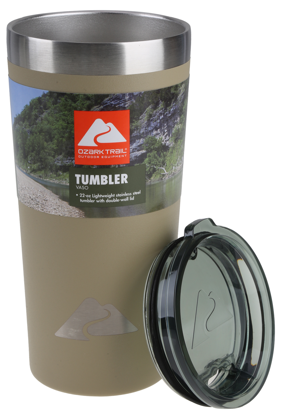22-Oz Ozark Trail Double Wall Vacuum Sealed Stainless Steel