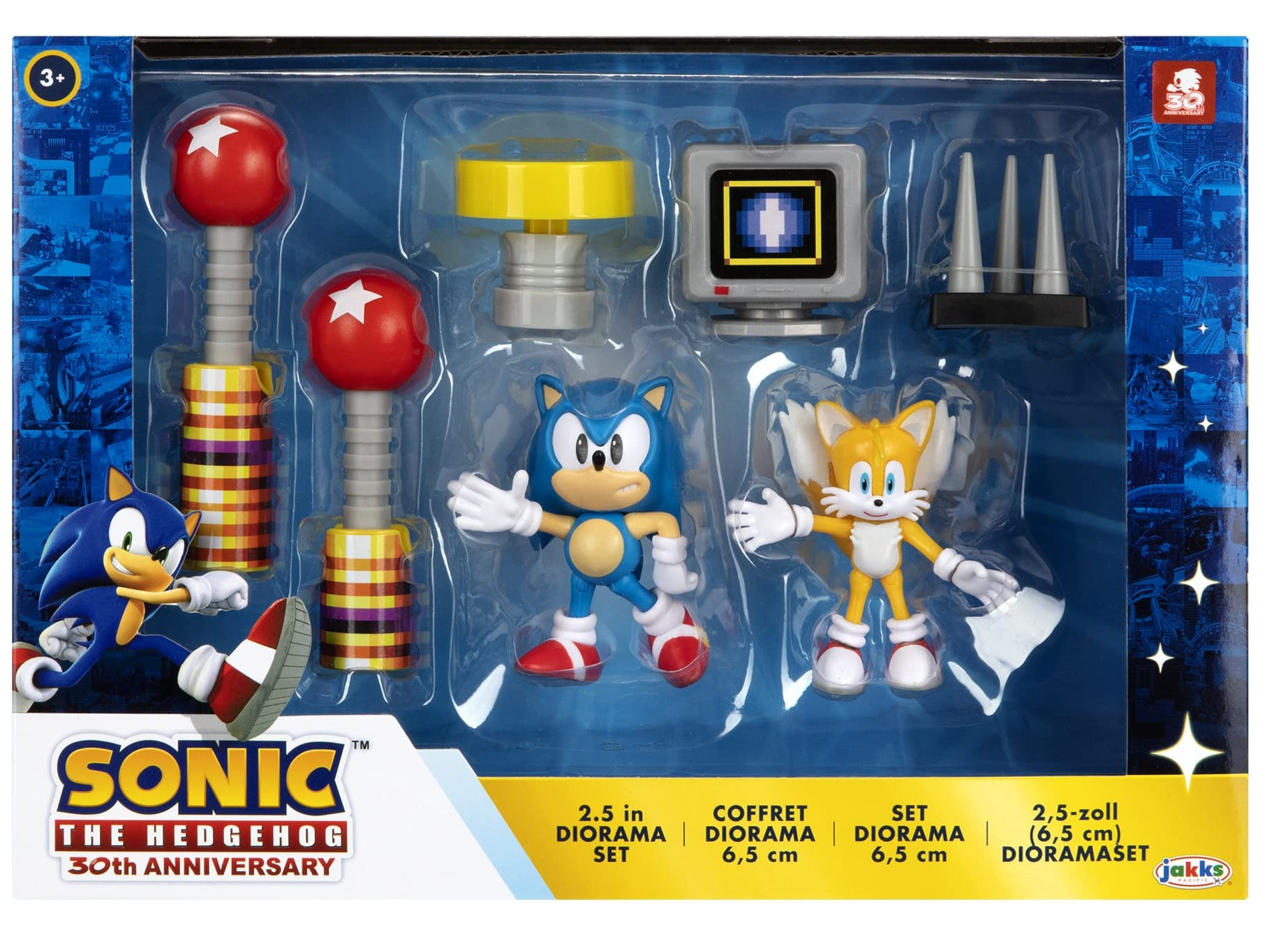 Sonic The Hedgehog 2.5 Classic Tails Action Figure
