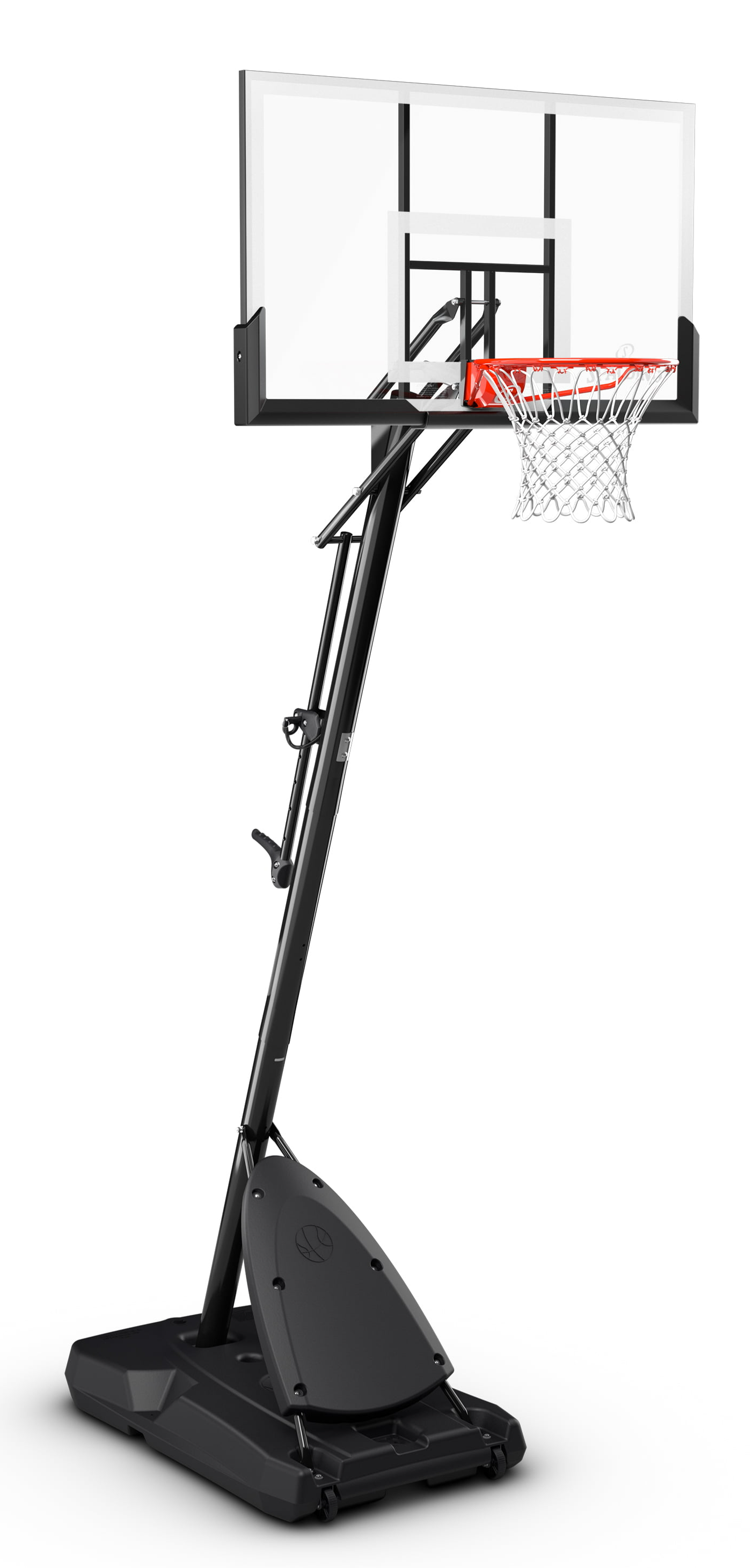 Spalding 54 In. Shatter-proof Polycarbonate Exacta height Portable Basketball Hoop System $130, YMMV at Walmart B&M