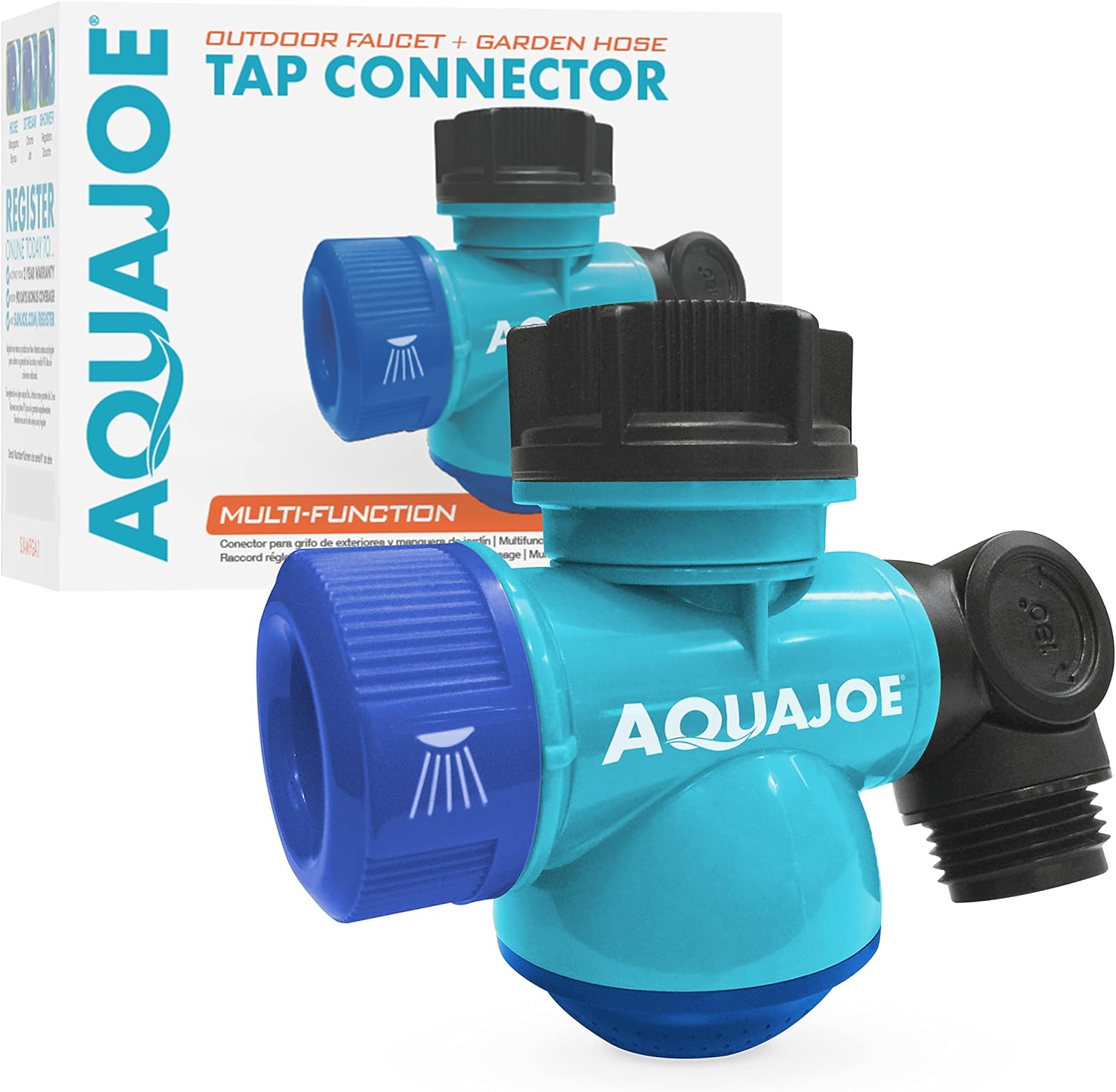 amazon has Aqua Joe SJI-MFGA1 Multi-Function Outdoor Faucet and Garden Hose Tap Connector $6.49 lowest price so far $6.47