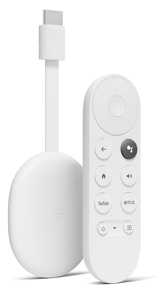 Amazon.com: Google Chromecast with Google TV (4K)- Streaming Stick Entertainment with Voice Search - Watch Movies, Shows, and Live TV in 4K HDR - Snow : Electronics $39.99