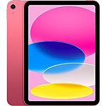 $349.00: 64GB Apple 10.9&quot; iPad Wi-Fi (2022, Blue/Pink)