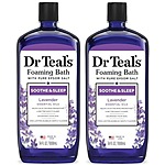 2-Pack 34-Oz Dr Teal's Foaming Bath with Pure Epsom Salt (Lavender) $8.85 w/ Subscribe &amp; Save