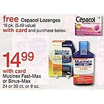 Walgreens Black Friday: Mucinex Fast-Max or Sinus-Max + Free Cepacol Lozenges 16 pk for $14.99