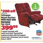 Boscov's Black Friday: Catnapper Nelson Recliner with Heat and Massage for $399.99