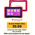 Kohl's Black Friday: American Girl Nabi Tablet for $39.99