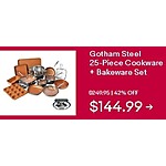 eBay Black Friday: Gotham Steel 25-Piece Cookware + Bakeware SEt for $144.99