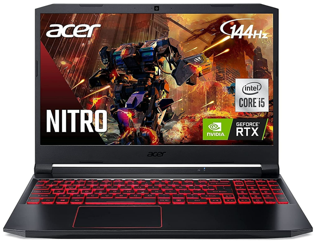 Acer Nitro 5 (Cert. Refurb): 15.6" FHD 144Hz IPS, i5-11400H, RTX 3050 Ti, 16GB DDR4, 512GB SSD $533.49
