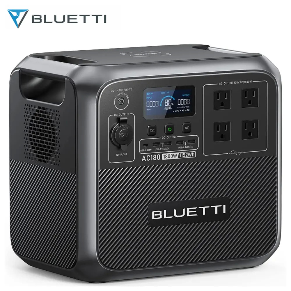 BLUETTI AC180 on Ebay  $523.74 delivered after coupons & free shipping ($487.20 + tax)