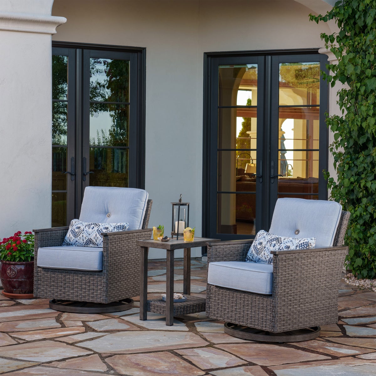 SunVilla Simone 3-piece Outdoor Patio Seating Set - $349.97 YMMV in ...