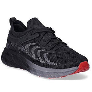 Athletic Works Toddler & Big Boys' Knit Cage Athletic Sneakers (Black, Size 7-6) $6.44 + Free S&H w/ Walmart+ or on $35+