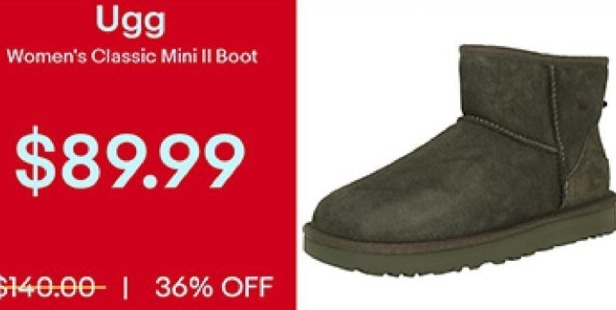 ugg classic mini black friday