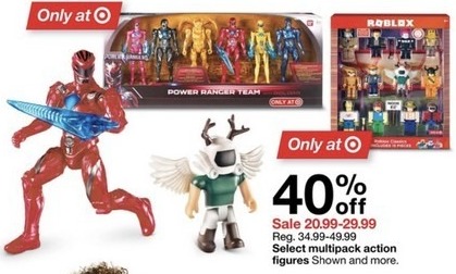 Target Black Friday Select Multipack Action Figures Roblox - 