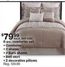 Sears Black Friday 8 Pc Comforter Set Any Size For 79 99