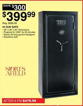 Dunhams Sports Black Friday Sports Afield 24 Gun Safe For 399 99