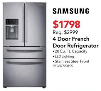 Abt Electronics Black Friday Samsung 28 Cu Ft 4 Door French