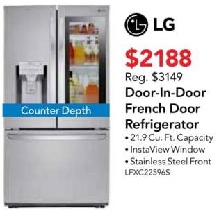 Abt Electronics Black Friday Lg 21 9 Cu Ft Stainless Steel Door