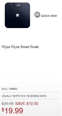 Micro Center Black Friday: Wyze Smart Scale for $19.99