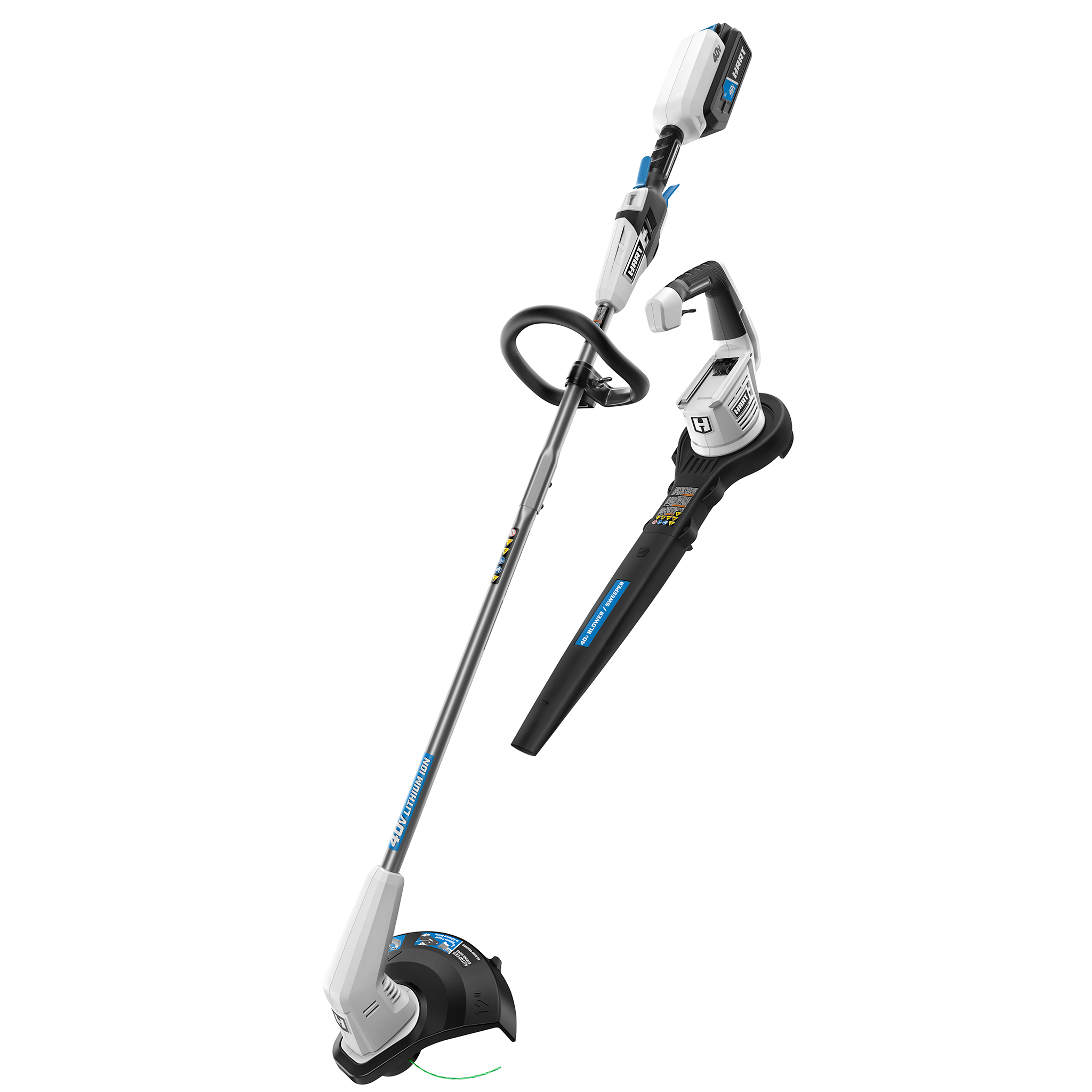 YMMV - HART 40-Volt Cordless Trimmer and Blower Combo $10