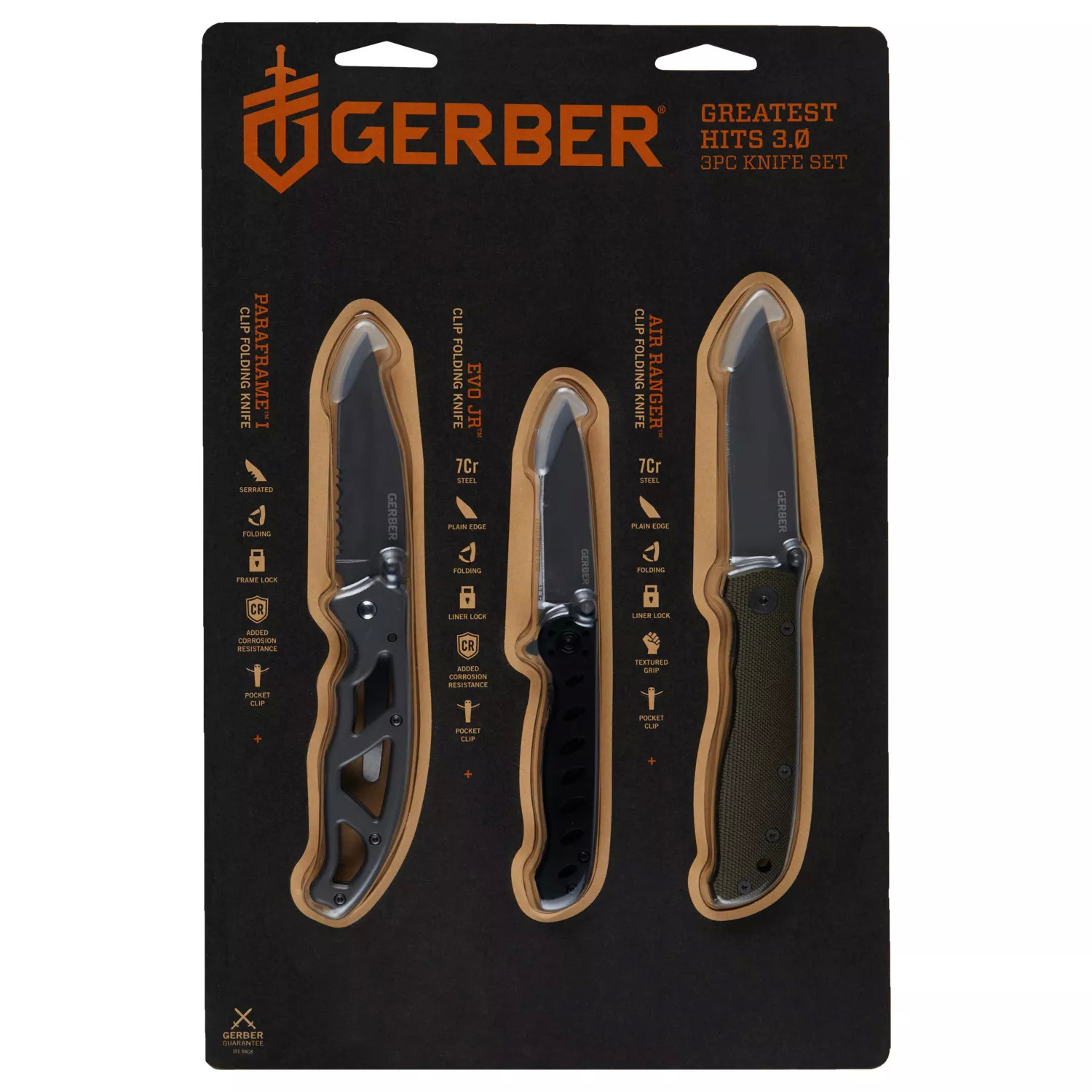 Gerber Gear Greatest Hits 3-Piece Folding Knife Set $7.58 @ Sam’s Club Price Varies by Store