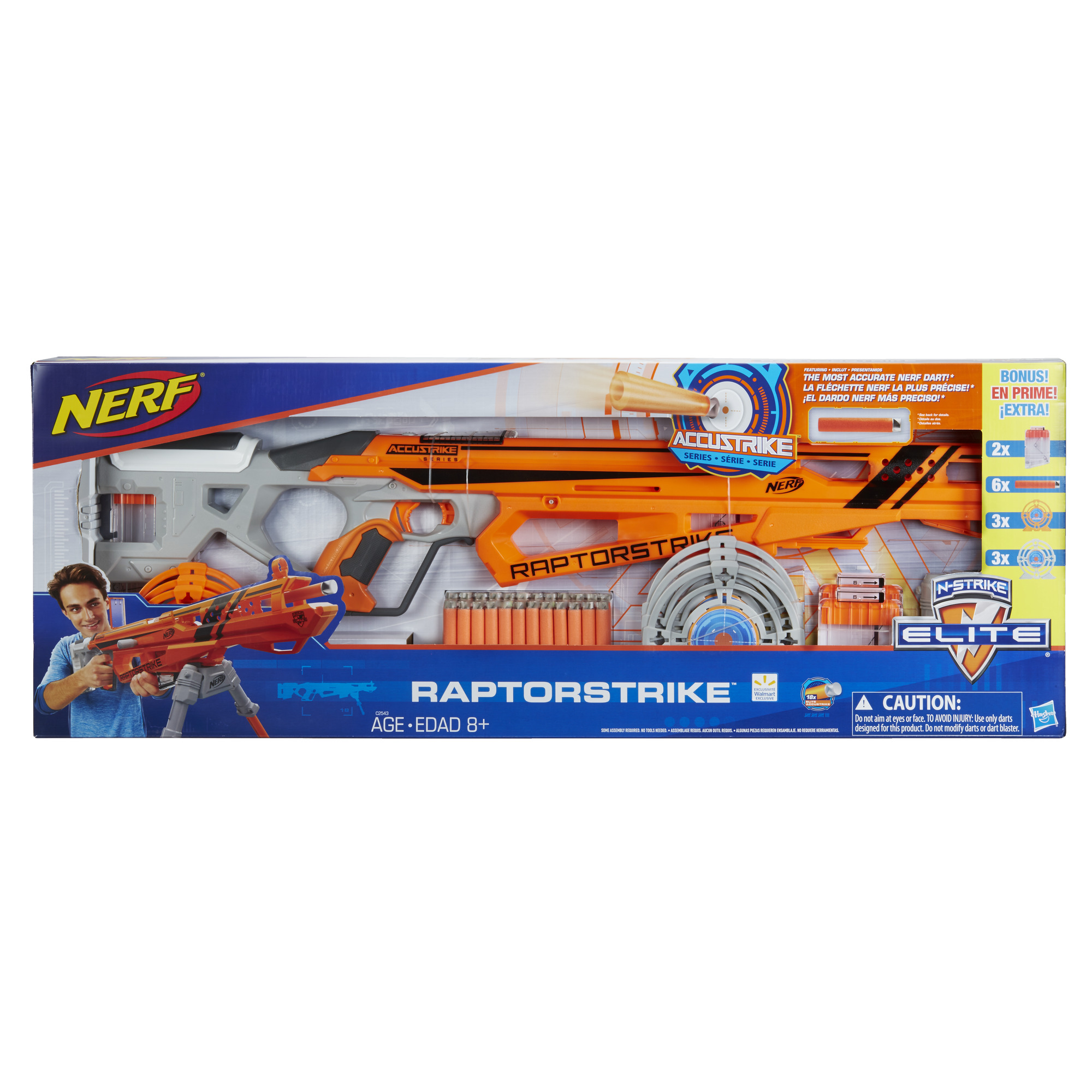 Nerf N-Strike Elite AccuStrike RaptorStrike - Value Pack ...