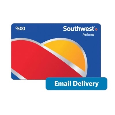 Southwest/Hawaiian Airlines $500 Value eGift Card (Email ...