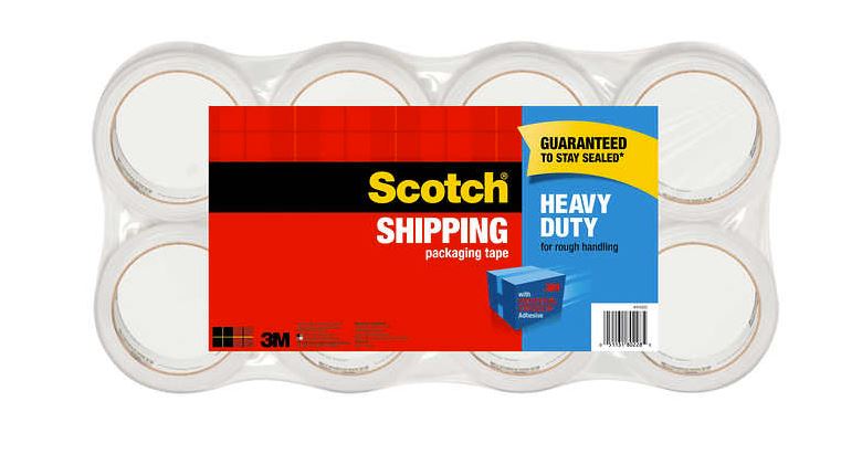 Costco Members Instore: Scotch heavy duty shipping tape- 8 pack $13.99