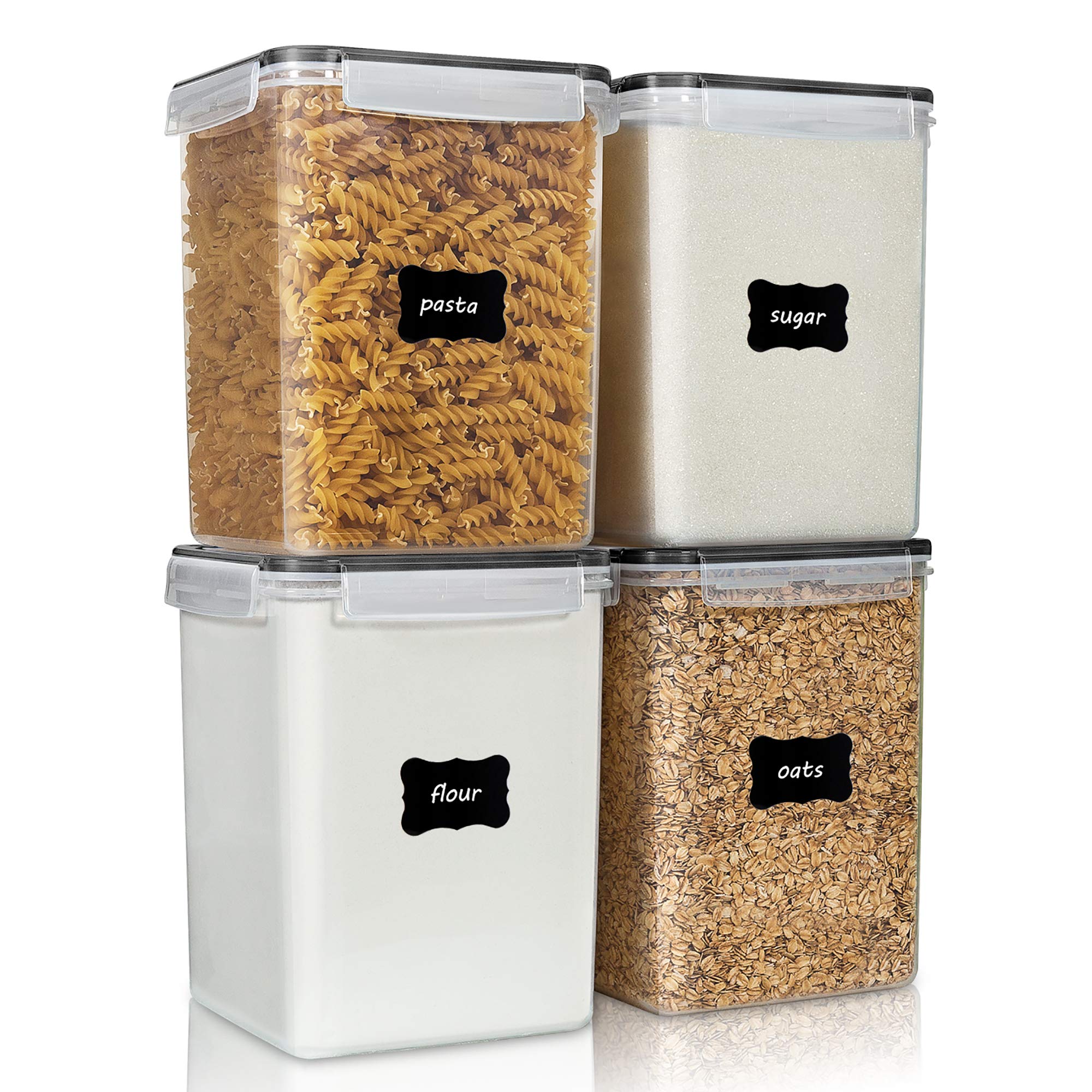4 pk- Large Food Storage Airtight BPA Free Containers 5.2L $20