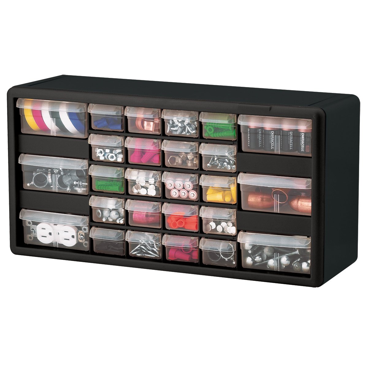 Akro Mils 26 Drawer Plastic Parts Storage Cabinet 20 X 10 25 X