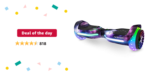 Deal of the day: Hover-1 H1-100 Electric Hoverboard Scooter with Infinity LED Wheel Lights - $153.99