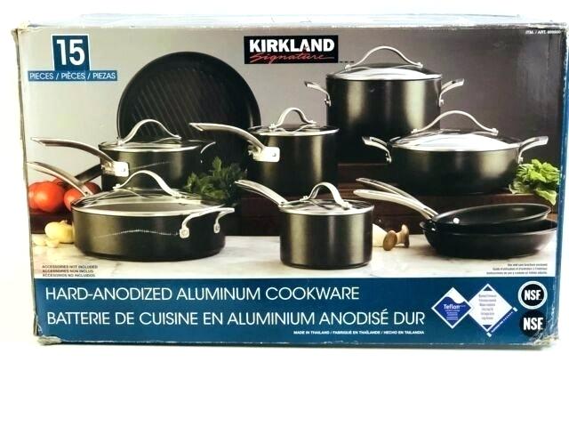 Costco Kirkland Signature Hard Anodized 15-piece Cookware Set $99.97 YMMV