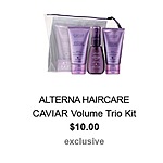 Sephora Black Friday: Alterna Haircare Caviar Volume Trio Kit for $10.00