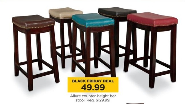 Kohl's Black Friday: Allure Counter-Height Bar Stool ...