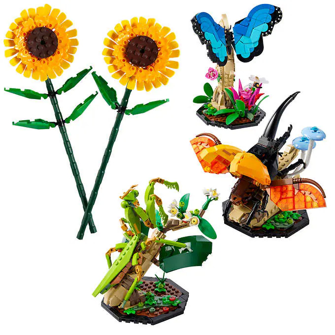 Costco Members: LEGO Insect and Sunflower Bundle $79.99 + Free Shipping
