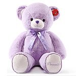 Kaylee &amp; Ryan 31.5&quot; Lavender Giant Teddy Bear  - 50% off with promo code - $24.99, possibly $17.49 - Amazon Prime