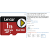 Lexar 1TB Play PRO microSD Express Card (for Nintendo Switch 2) $183.28