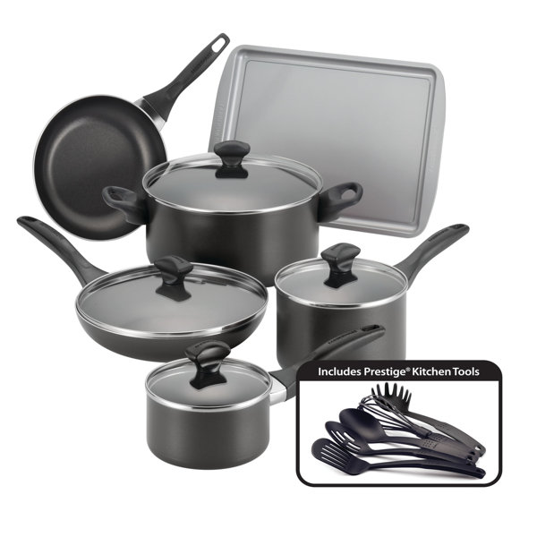 Farberware Dishwasher Safe Nonstick Cookware Pots and Pans & Reviews | Wayfair $39.69