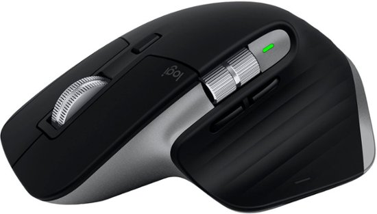 Logitech - MX Master 3S Laser Mouse with Ultrafast Scrolling - Space Gray $89.99