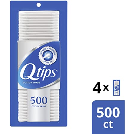 4-Pack of 500-Count Q-tips Cotton Swabs $7.19 + Free Shipping w/Prime Amazon.com