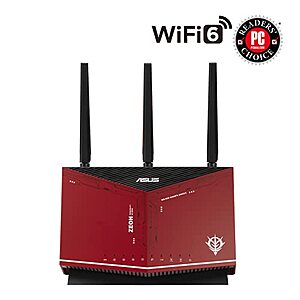 ASUS AX5700 WiFi 6 Gaming Router (RT-AX86U Zaku II Edition) $240