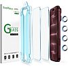 Prime: 2-Pk amFilm OneTouch iPhone 13-18 Tempered Glass Screen Protectors