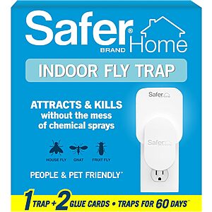 Safer Home Indoor Plug-In Fly Trap w/ 2 Glue Cards $9.10
