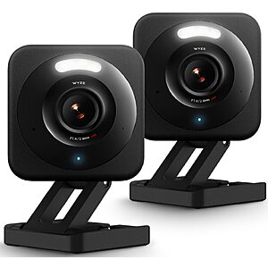 2-Pack Wyze Cam v4 Indoor/Outdoor Camera w/ Integrated Spotlight $38 + Free Shipping