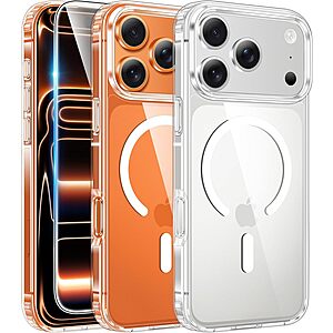 FNTCASE Magnetic Case for iPhone 13/14/15/16/17/Air Series (Clear) .80 & More