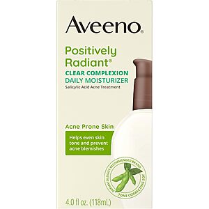 4-Oz Aveeno Positively Radiant Clear Complexion Face Moisturizer $8.65 w/ Subscribe & Save