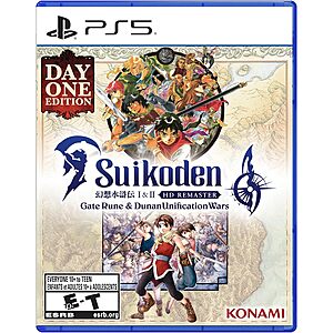 Suikoden I & II HD Remastered (Various Platforms) $30 