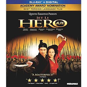 Hero (Blu-ray + Digital) $9.60 